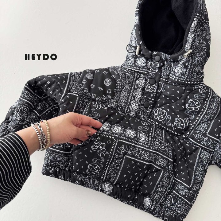 Heydo - Korean Children Fashion - #magicofchildhood - Paisley Padded Anorak - 4