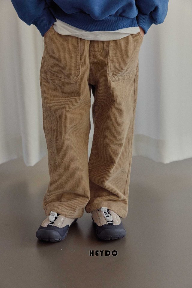 Heydo - Korean Children Fashion - #minifashionista - Button Corduroy Pants - 9