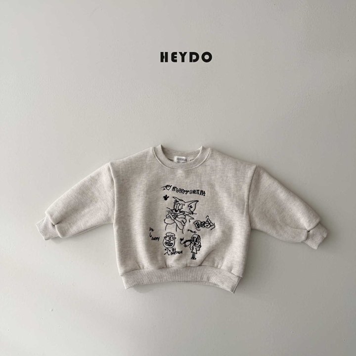Heydo - Korean Children Fashion - #prettylittlegirls - Cat Embroidery Sweatshirt - 6