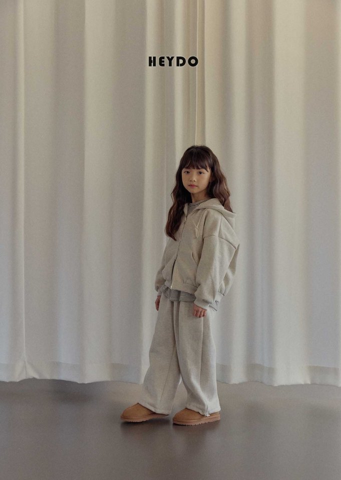 Heydo - Korean Children Fashion - #prettylittlegirls - Pleated Denim Pants - 8