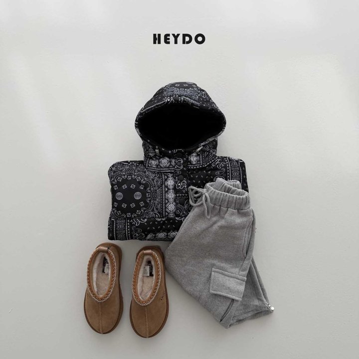 Heydo - Korean Children Fashion - #stylishchildhood - Paisley Padded Anorak - 8