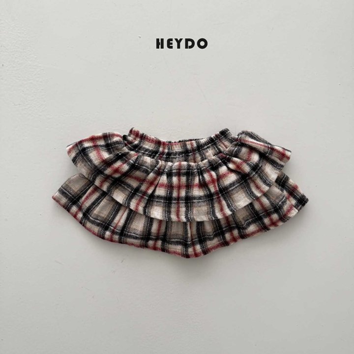 Heydo - Korean Children Fashion - #stylishchildhood - Check Tiered Skirt - 2
