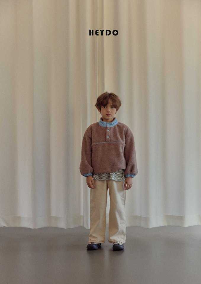 Heydo - Korean Children Fashion - #todddlerfashion - Foam Fleece Sweatshirt - 11