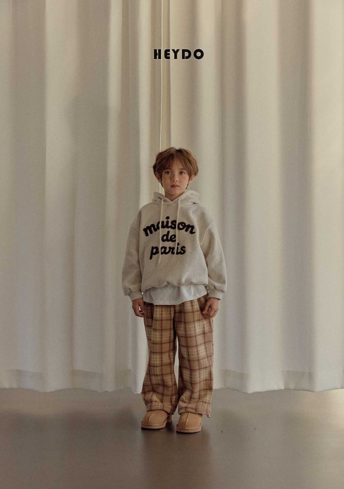 Heydo - Korean Children Fashion - #toddlerclothing - Maison Boucle Hood Tee - 11