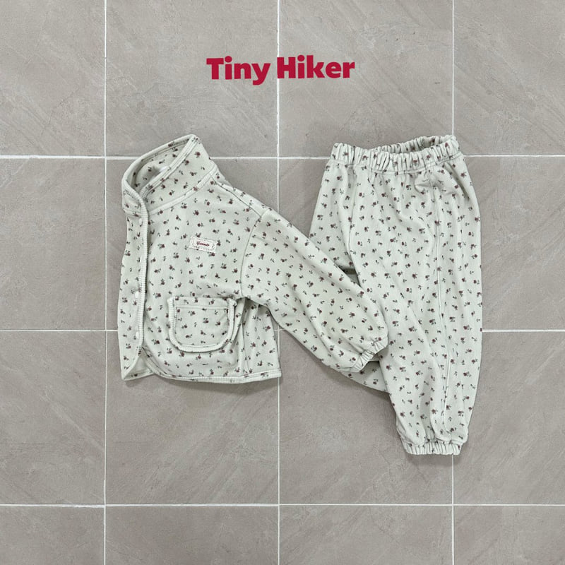 Hiker - Korean Children Fashion - #Kfashion4kids - Tiny Bloom Velour Pants - 5