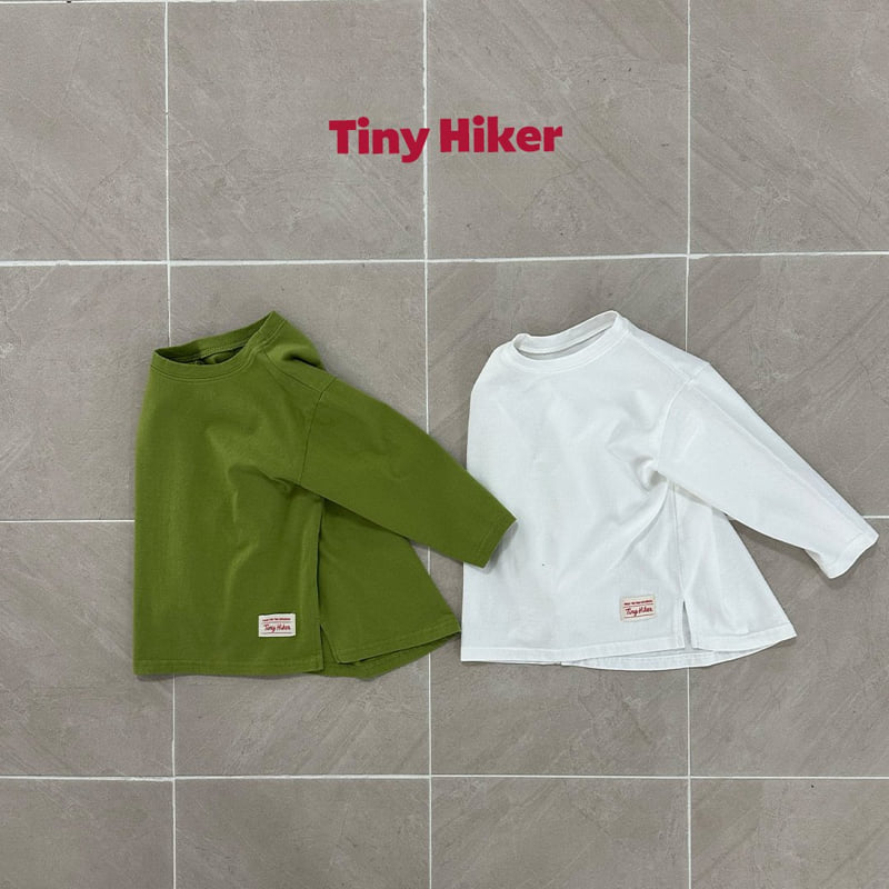 Hiker - Korean Children Fashion - #kidzfashiontrend - Plain Uneven Washing Inner Tee - 4