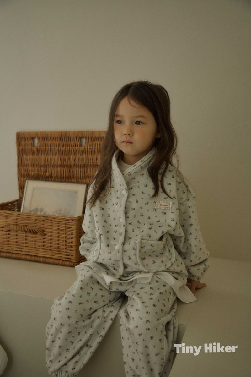 Hiker - Korean Children Fashion - #childofig - Tiny Bloom Velour Pants - 10