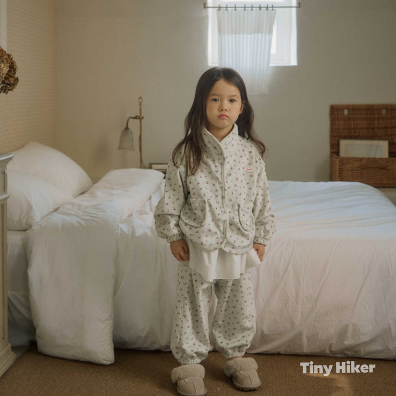 Hiker - Korean Children Fashion - #childofig - Tiny Bloom Velour Pants - 11