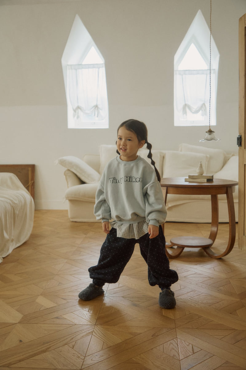 Hiker - Korean Children Fashion - #childofig - Mini Dot Fleece Pants - 10