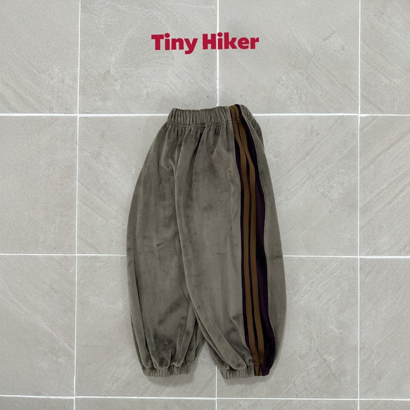 Hiker - Korean Children Fashion - #childrensboutique - Louis Velour Line Jogger Pants - 8