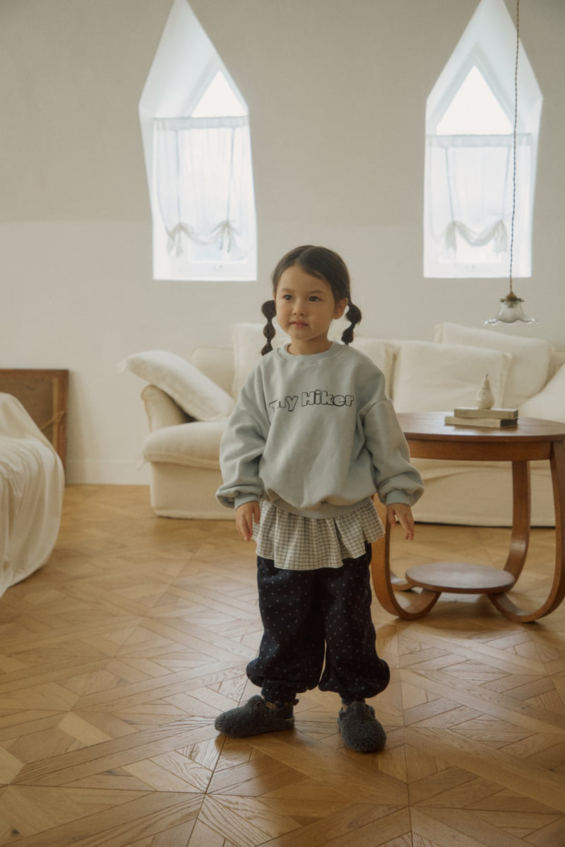 Hiker - Korean Children Fashion - #childrensboutique - Mini Dot Fleece Pants - 11