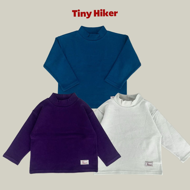 Hiker - Korean Children Fashion - #designkidswear - Tiny Color Mock Neck Tee