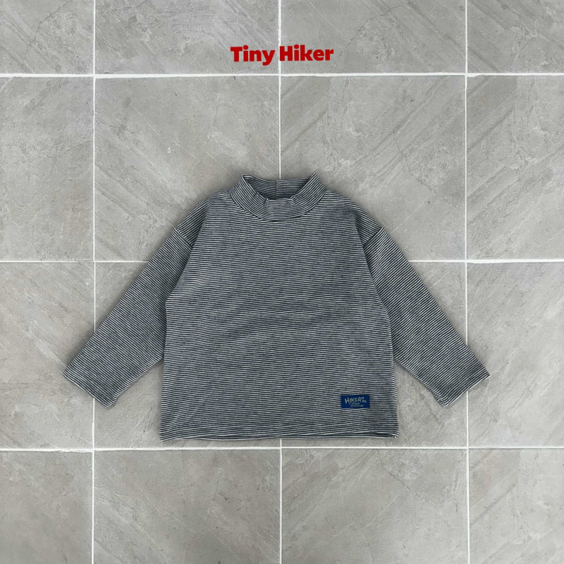 Hiker - Korean Children Fashion - #designkidswear - Mild Stripe Polar Tee - 2