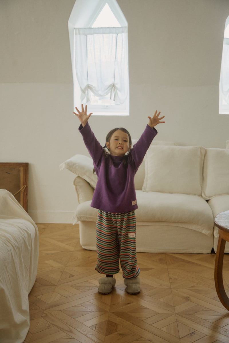 Hiker - Korean Children Fashion - #discoveringself - Pippi Knit Jogger Pants - 12