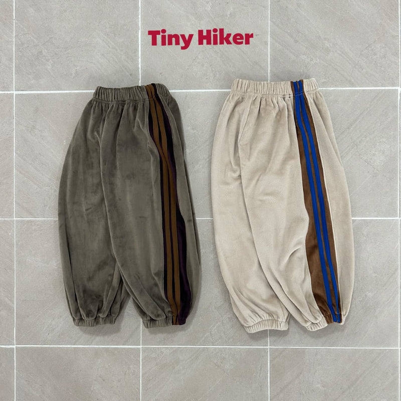 Hiker - Korean Children Fashion - #discoveringself - Louis Velour Line Jogger Pants - 10