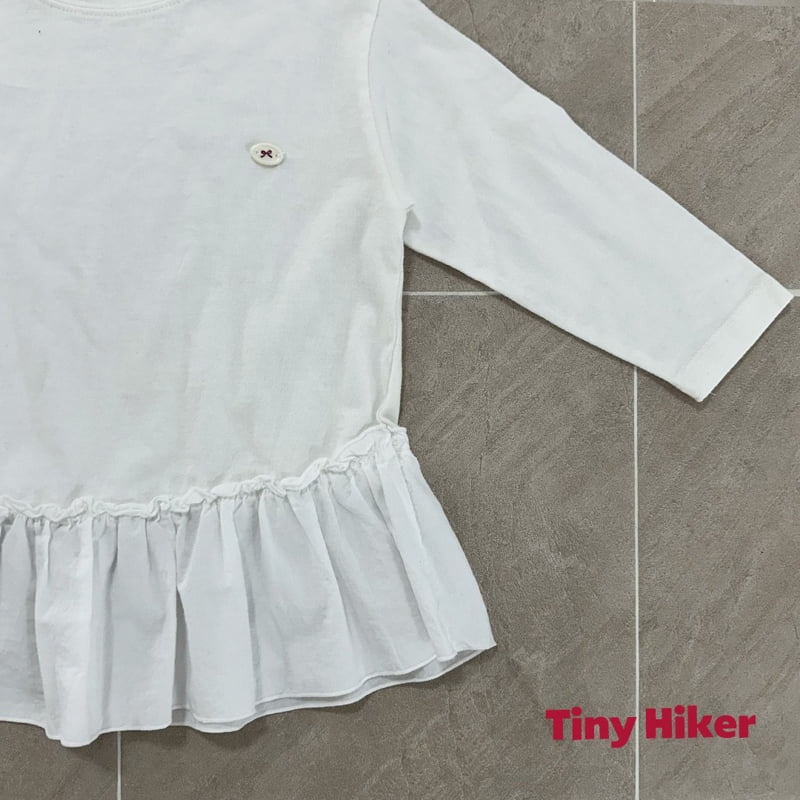 Hiker - Korean Children Fashion - #discoveringself - Merry Pink Frill Tee - 4