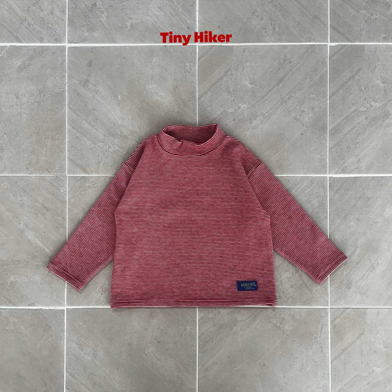 Hiker - Korean Children Fashion - #discoveringself - Mild Stripe Polar Tee - 4