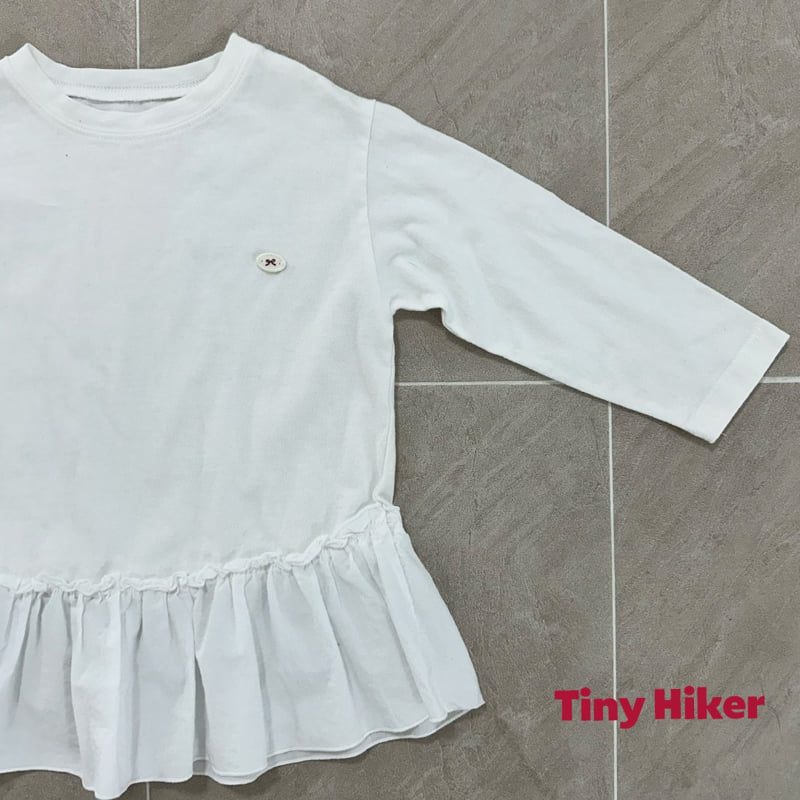 Hiker - Korean Children Fashion - #kidsshorts - Merry Pink Frill Tee - 5