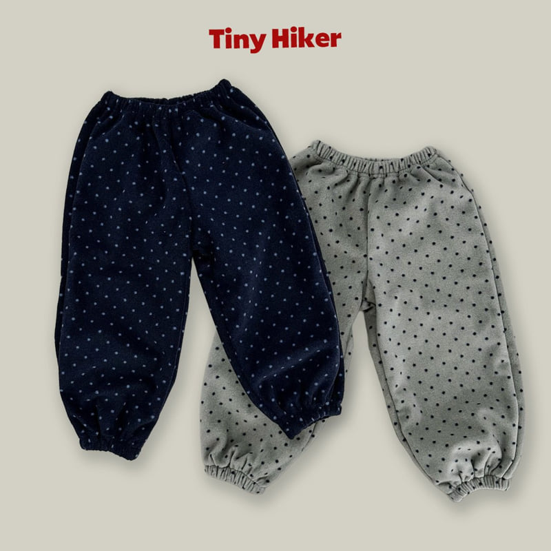 Hiker - Korean Children Fashion - #kidsshorts - Mini Dot Fleece Pants