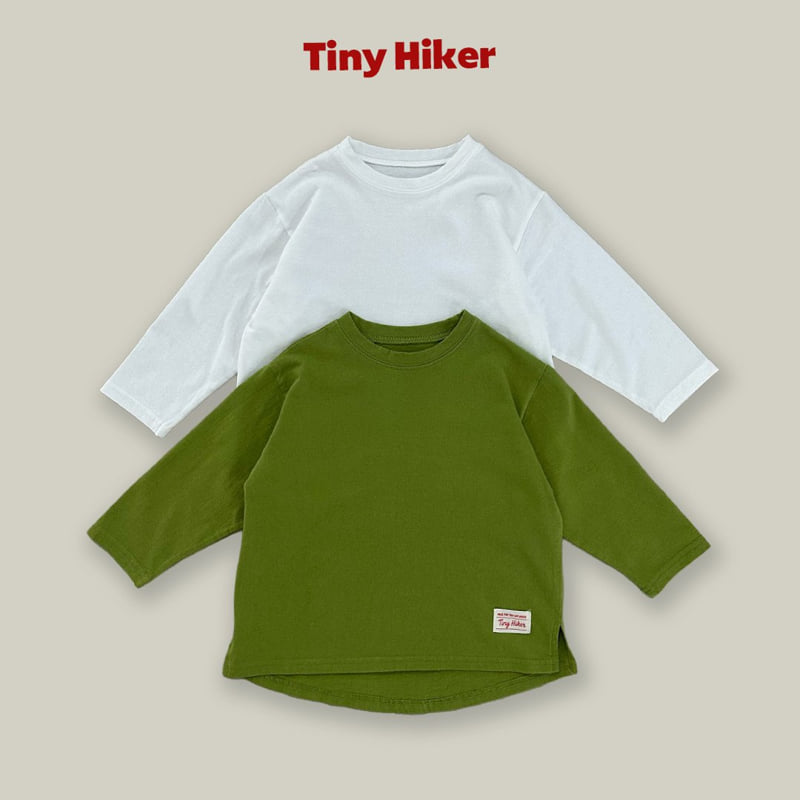 Hiker - Korean Children Fashion - #kidsshorts - Plain Uneven Washing Inner Tee