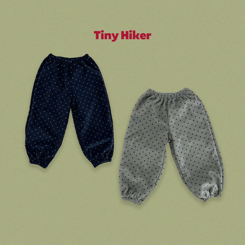 Hiker - Korean Children Fashion - #kidsstore - Mini Dot Fleece Pants - 2