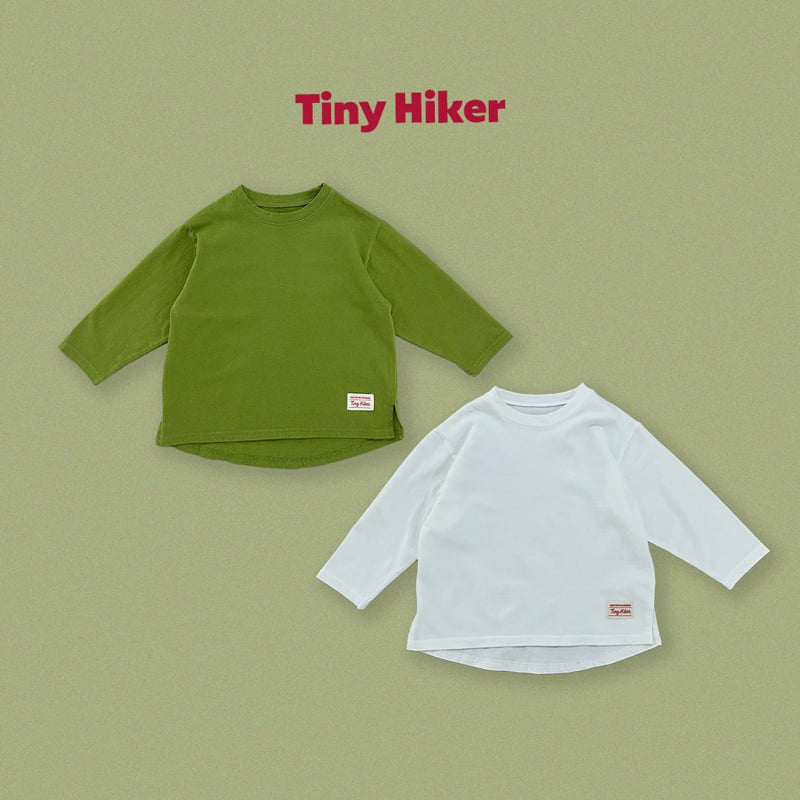 Hiker - Korean Children Fashion - #kidsstore - Plain Uneven Washing Inner Tee - 2