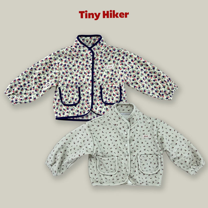 Hiker - Korean Children Fashion - #kidsstore - Tiny Bloom Ribbed Cardigan
