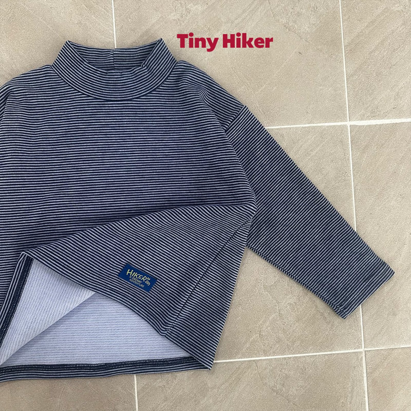 Hiker - Korean Children Fashion - #kidzfashiontrend - Mild Stripe Polar Tee - 7