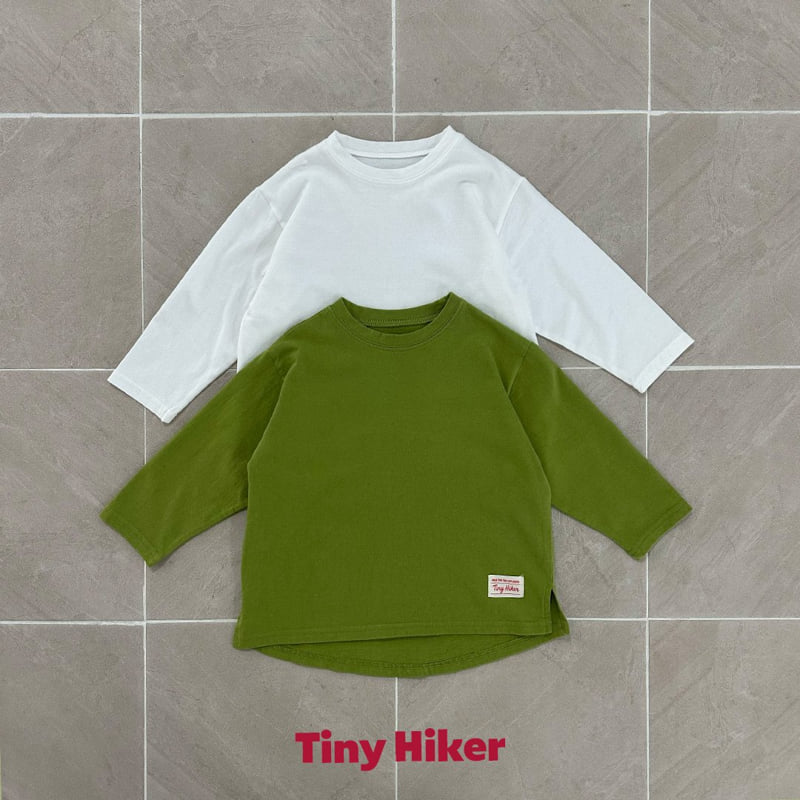 Hiker - Korean Children Fashion - #kidzfashiontrend - Plain Uneven Washing Inner Tee - 3