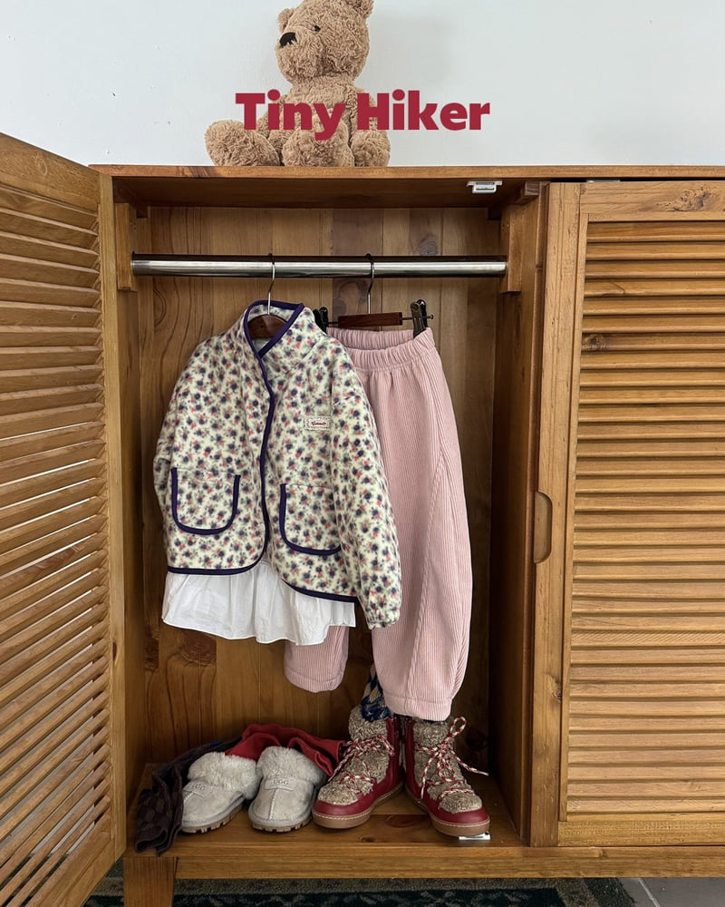 Hiker - Korean Children Fashion - #kidzfashiontrend - Tiny Bloom Ribbed Cardigan - 2