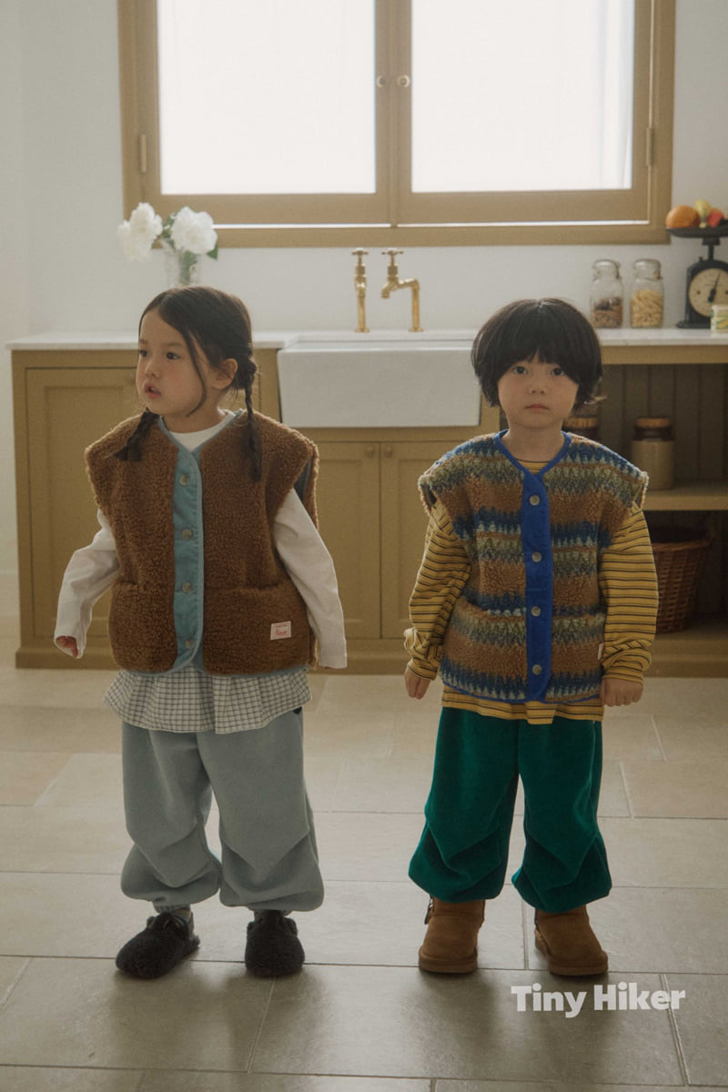Hiker - Korean Children Fashion - #littlefashionista - Plum Cloud Jogger Pants - 12
