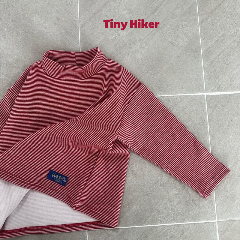 Hiker - Korean Children Fashion - #littlefashionista - Mild Stripe Polar Tee - 9