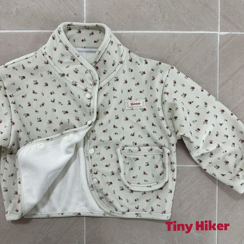 Hiker - Korean Children Fashion - #Kfashion4kids - Tiny Bloom Ribbed Cardigan - 4
