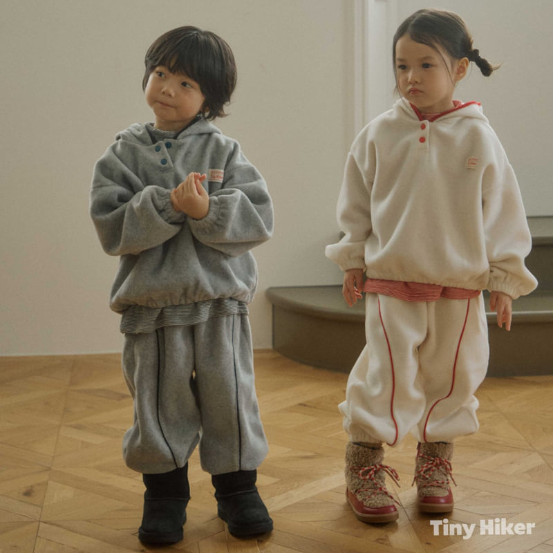 Hiker - Korean Children Fashion - #magicofchildhood - Formy Fleece Piping Pants - 12
