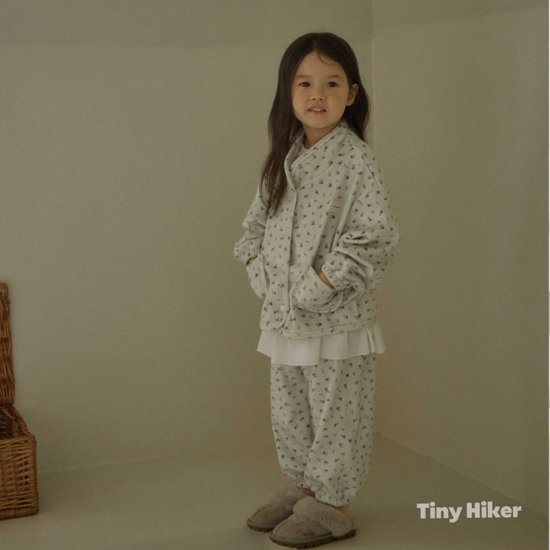 Hiker - Korean Children Fashion - #magicofchildhood - Tiny Bloom Velour Pants - 7