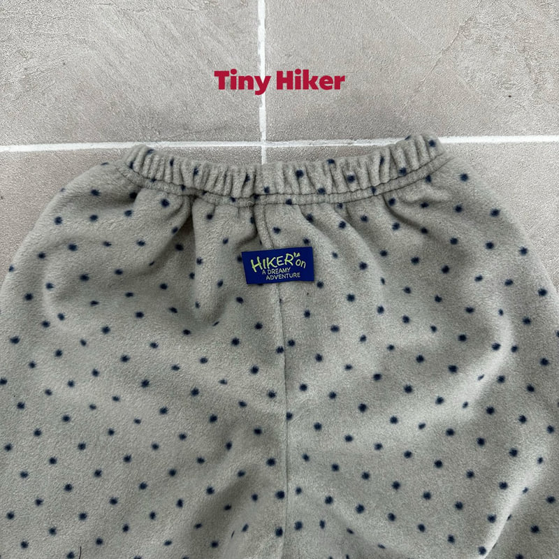 Hiker - Korean Children Fashion - #magicofchildhood - Mini Dot Fleece Pants - 6