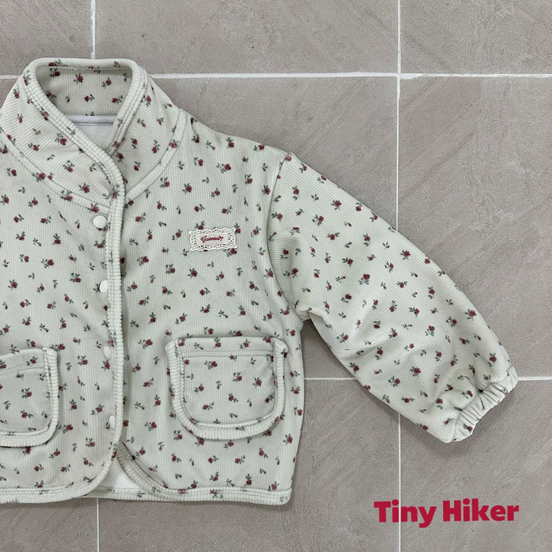 Hiker - Korean Children Fashion - #magicofchildhood - Tiny Bloom Ribbed Cardigan - 5