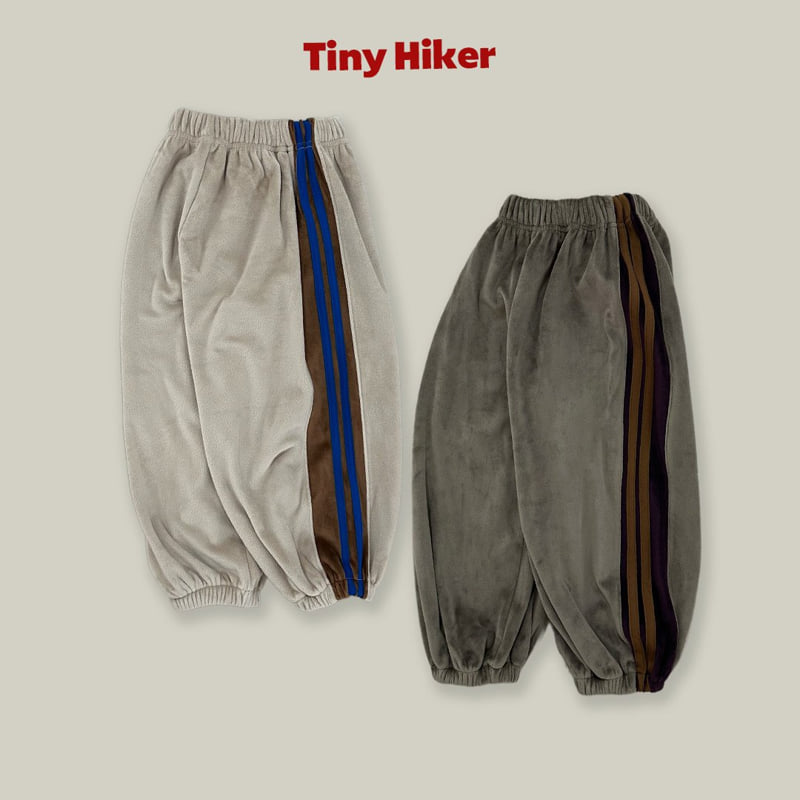 Hiker - Korean Children Fashion - #minifashionista - Louis Velour Line Jogger Pants - 2