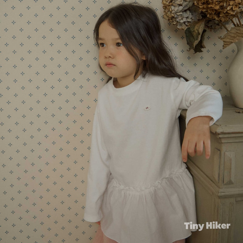 Hiker - Korean Children Fashion - #minifashionista - Merry Pink Frill Tee - 11