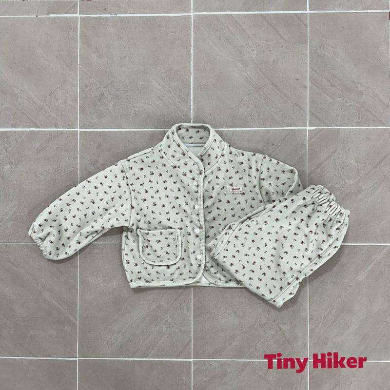Hiker - Korean Children Fashion - #prettylittlegirls - Tiny Bloom Ribbed Cardigan - 7