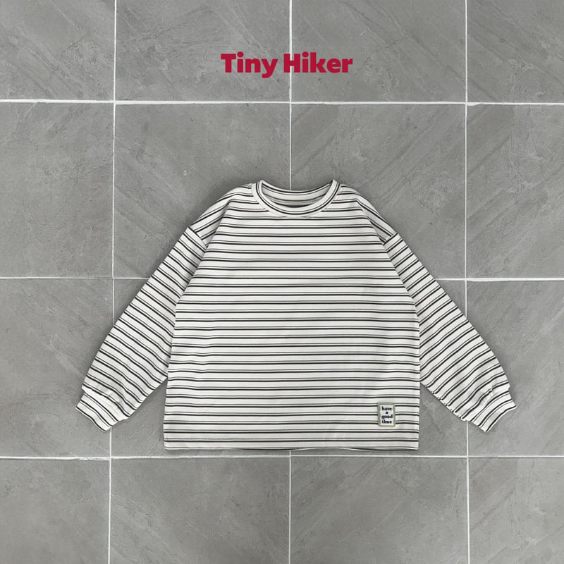 Hiker - Korean Children Fashion - #toddlerclothing - Honeybee Stripe Loose Tee - 4