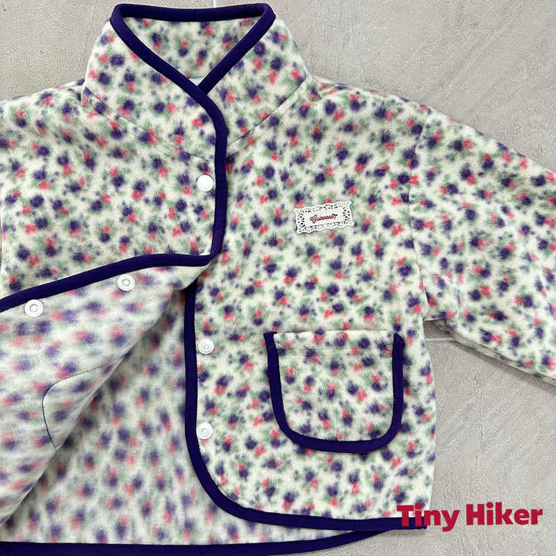 Hiker - Korean Children Fashion - #stylishchildhood - Tiny Bloom Ribbed Cardigan - 10