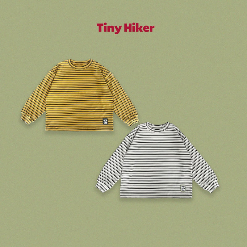 Hiker - Korean Children Fashion - #todddlerfashion - Honeybee Stripe Loose Tee - 2