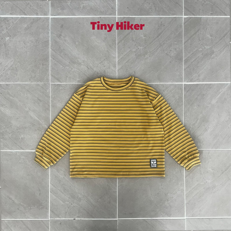 Hiker - Korean Children Fashion - #toddlerclothing - Honeybee Stripe Loose Tee - 3