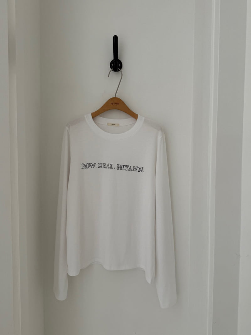 Hiyann - Korean Women Fashion - #momslook - Peach Raw Long Sleeve Tee - 3