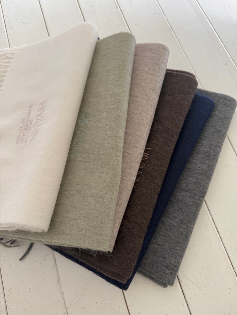 Hiyann - Korean Women Fashion - #momslook - N Wool Muffler - 12