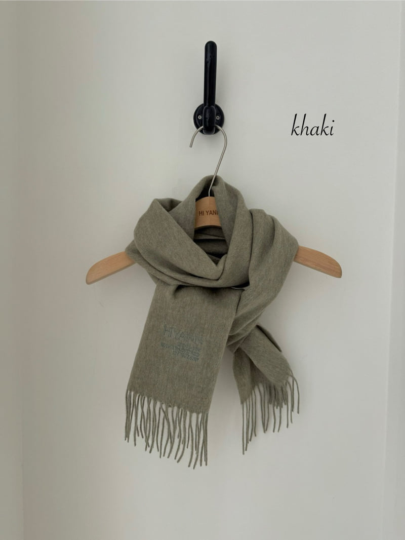 Hiyann - Korean Women Fashion - #momslook - N Wool Muffler - 6