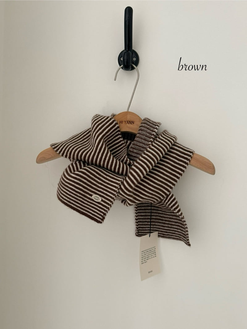 Hiyann - Korean Women Fashion - #womensfashion - N Wool Stripe Muffler - 4