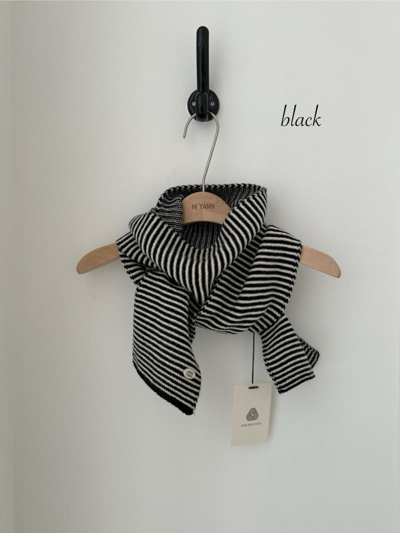 Hiyann - Korean Women Fashion - #momslook - N Wool Stripe Muffler - 6