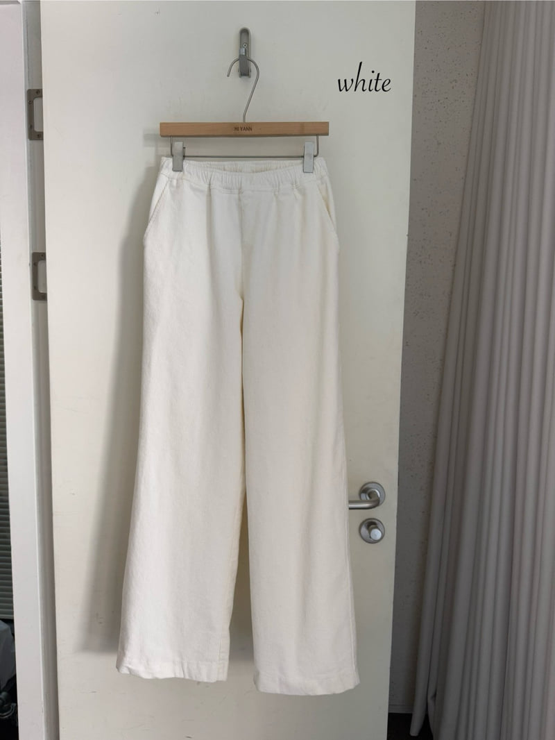 Hiyann - Korean Women Fashion - #momslook - Corduroy Soft Pants - 3